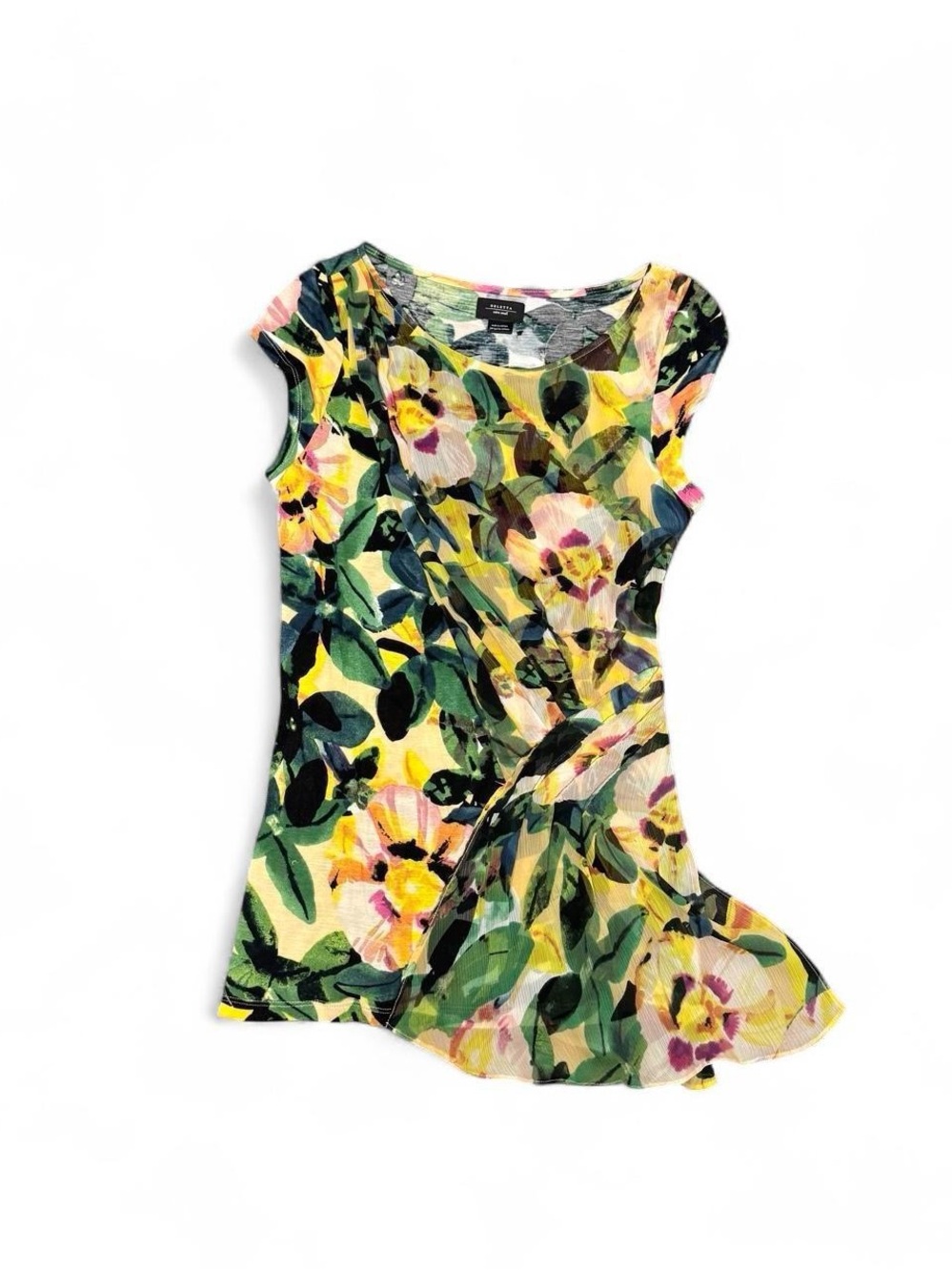 Anthropologie Multicolor Floral Top